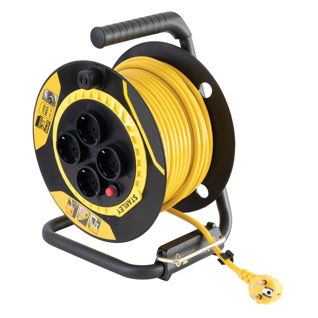 Stanley kábeldob 25m kábellel IP20 (SXECCL26BSE) Stanley kábeldob 25m kábellel IP20 (SXECCL26BSE)