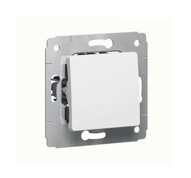 Legrand Cariva egypólusú nyomókapcsoló fehér (773611)