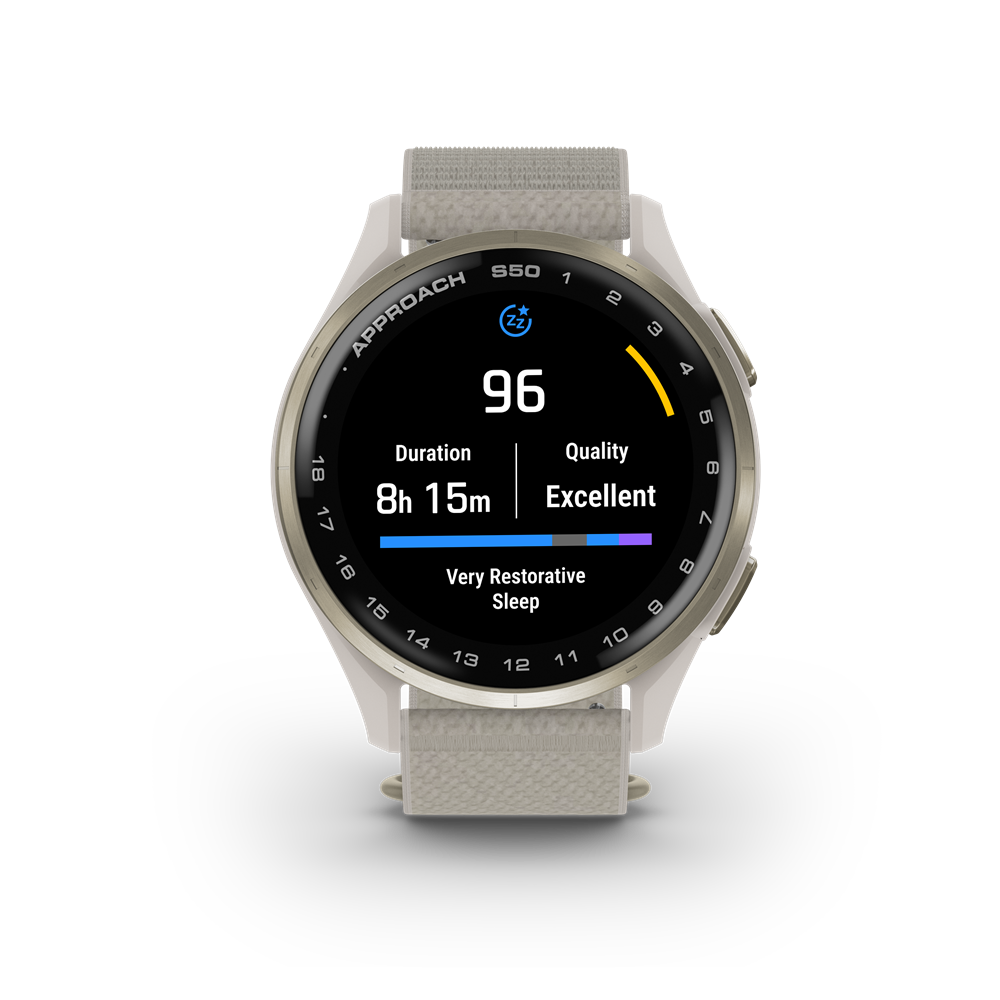 Garmin Approach S50 okosóra krémarany-elefántcsont színű