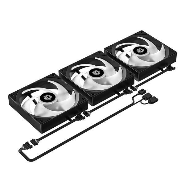 ID-Cooling CPU Water Cooler - FX360 LCD (27.2dB; max.98,54 m3/h; 3x12cm, A-RGB, fekete)