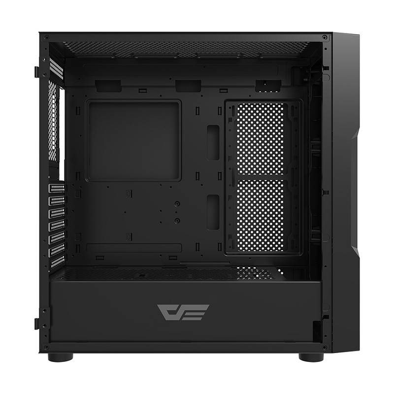 Darkflash DK431 Glass Computer Case + 4 fans (black)