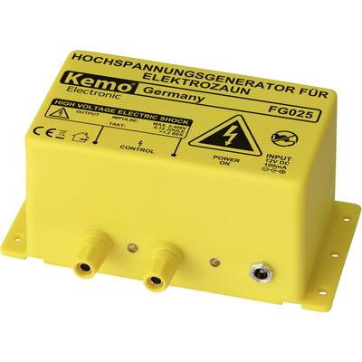 Nagyfeszültség generátor elektromos kerítéshez, villanypásztorhoz , KEMO FG025 Nagyfeszültség generátor elektromos kerítéshez, villanypásztorhoz , KEMO FG025