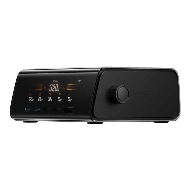 EcoFlow RAPID Pro 320W-os  4xUSB-C 1xUSB-A  GaN dokkolóállomás