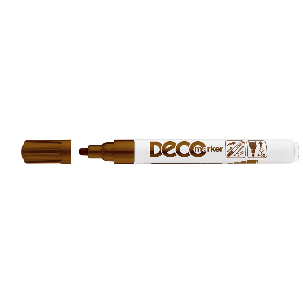 ICO Lakkmarker, decomarker 2-4mm, kerek  barna (9580098006)
