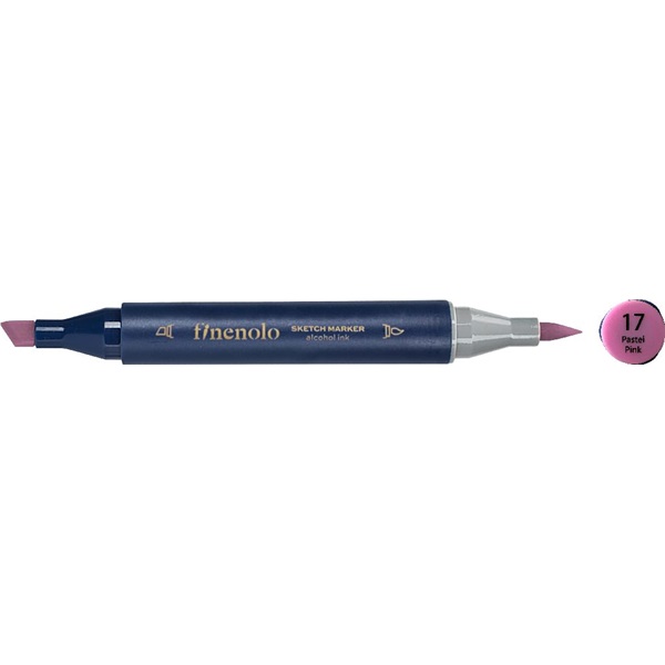 Deli Finenolo 17 - Pastel Pink kétvégű permanent ART marker Deli Finenolo 17 - Pastel Pink kétvégű permanent ART marker