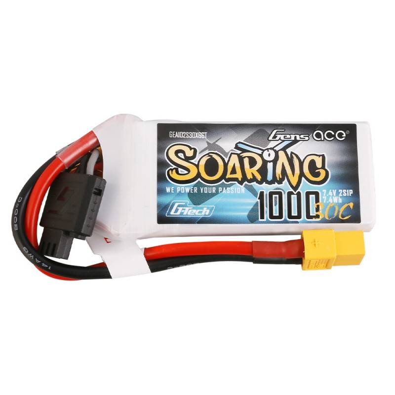 Gens AceG-Tech Soaring 1000mAh 7.4V 30C 2S1P XT60 akkumulátor Gens AceG-Tech Soaring 1000mAh 7.4V 30C 2S1P XT60 akkumulátor
