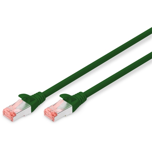 DIGITUS CAT6 S-FTP LSZH 3m zöld patch kábel DIGITUS CAT6 S-FTP LSZH 3m zöld patch kábel