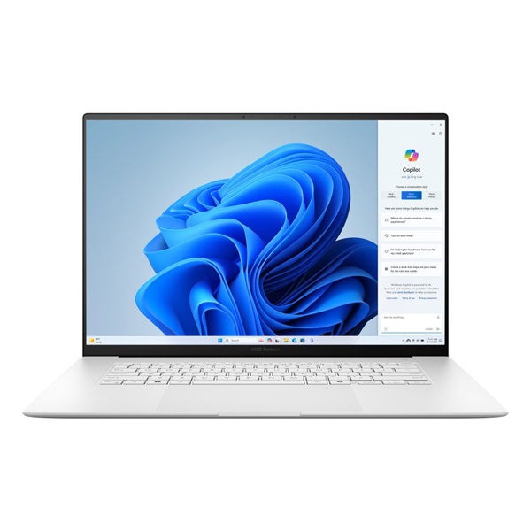 ASUS ZenBook UM5606WA-RK260W 16"3K AMD Ryzen AI 9 HX 370 32GB 2TB Win11 Notebook Fehér ASUS ZenBook UM5606WA-RK260W 16"3K AMD Ryzen AI 9 HX 370 32GB 2TB Win11 Notebook Fehér