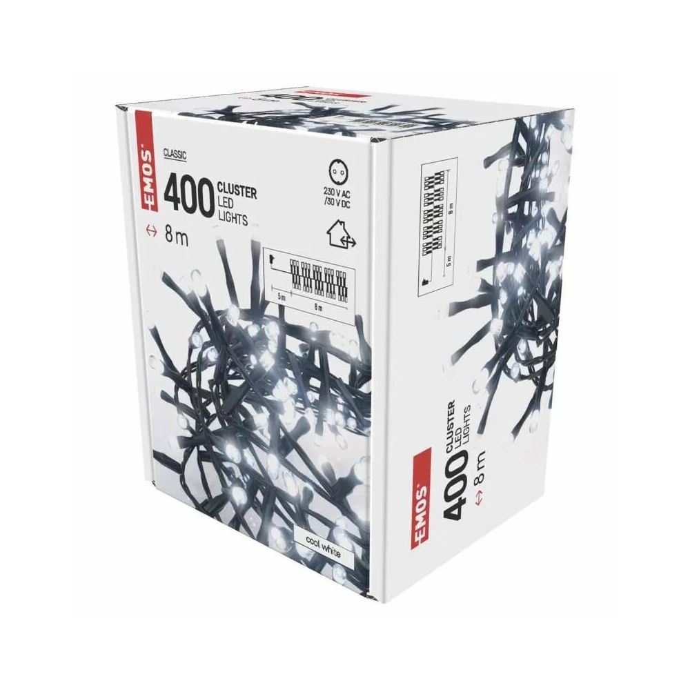 EMOS LED karácsonyi fényfüzér süni forma 8m IP44 időzítős hidegfehér (D4BC02) EMOS LED karácsonyi fényfüzér süni forma 8m IP44 időzítős hidegfehér (D4BC02)
