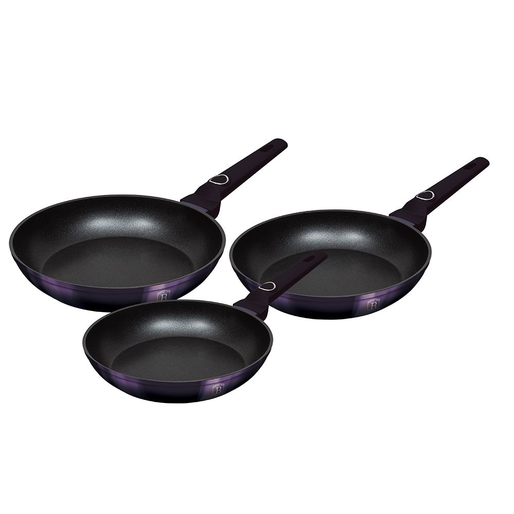 Berlinger Haus  BH7103 Purple Eclipse Collection 3 részes serpenyőszett 