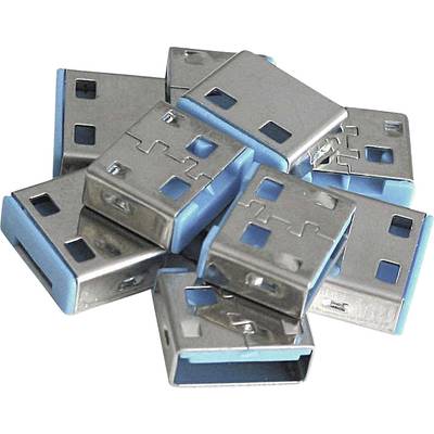 USB port blokkoló dugó, vakdugó, 10db-os készlet, kék, LINDY 40462 USB port blokkoló dugó, vakdugó, 10db-os készlet, kék, LINDY 40462