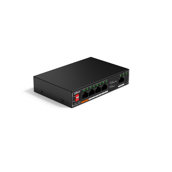 Dahua SF1005P 4x10 100 Mbps PoE + 1x10 100 Mbps uplink 60W nem menedzselhető PoE Switch Dahua SF1005P 4x10 100 Mbps PoE + 1x10 100 Mbps uplink 60W nem menedzselhető PoE Switch