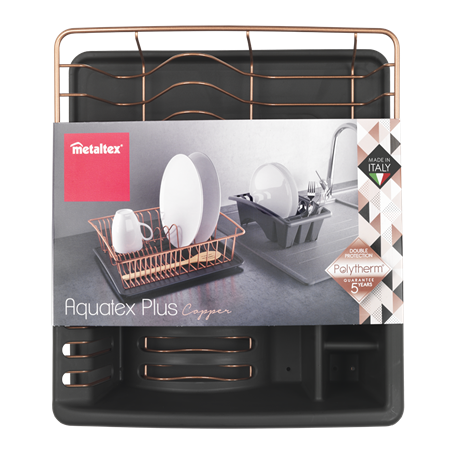Metaltex MX325826 AQUATEX PLUS COPPER Réz színű fém edénycsepegtető