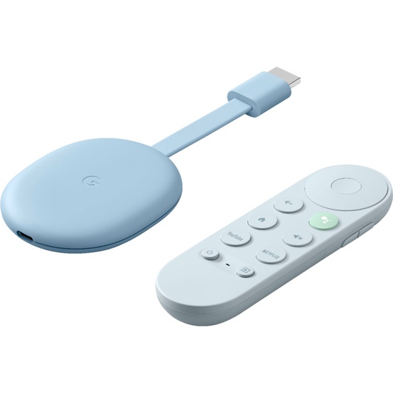 SMA Google Chromecast + Google TV Blue  