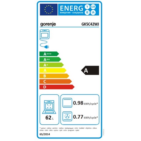 Gorenje GK5C42WJ TŰZHELY KOMBINÁLT