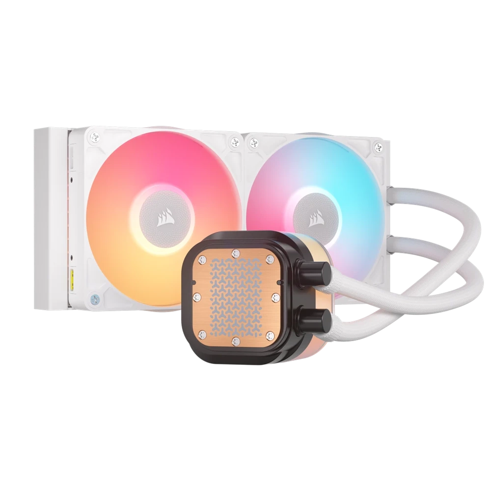 Corsair iCUE LINK TITAN 240 RX LCD Liquid CPU Cooler Fehér