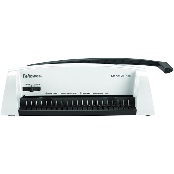 Fellowes 5227901 Starlet 2+ műanyag spirálkötéshez manuális 120 lapos spirálozógép Fellowes 5227901 Starlet 2+ műanyag spirálkötéshez manuális 120 lapos spirálozógép