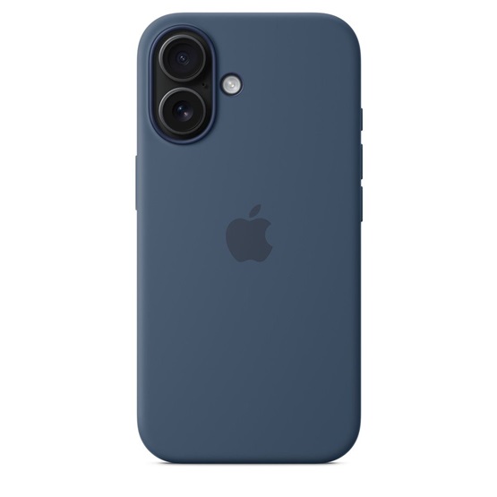 Apple iPhone 16 Silicone Case with MagSafe  Denim