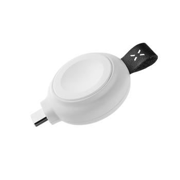 FIXED Orb vezetéknélküli töltő Apple okosórákhoz USB Type-C, MFI tanusítvány Fehér