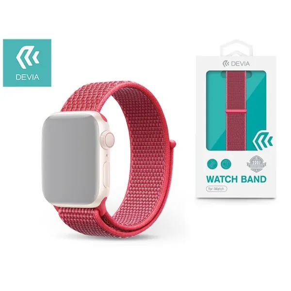 Devia ST326288 Apple Watch sport óraszíj hibiszkusz színű