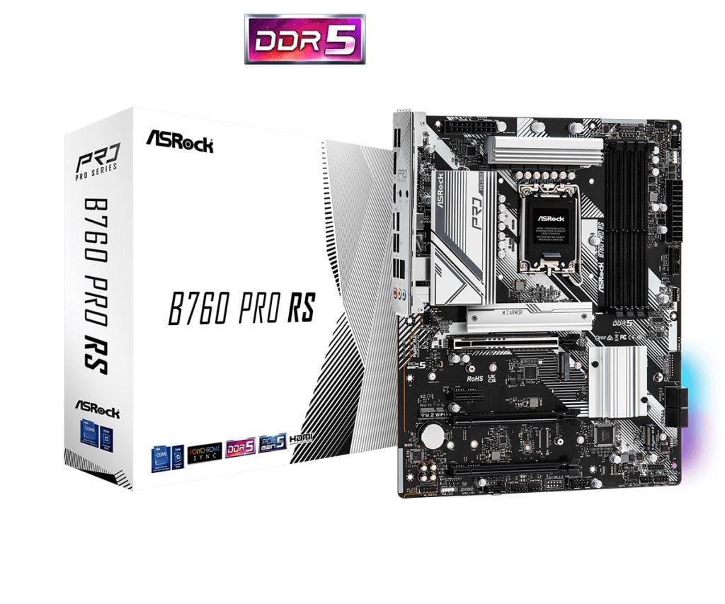 ASRock B760 Pro RS alaplap (90-MXBKS0-A0UAYZ) ASRock B760 Pro RS alaplap (90-MXBKS0-A0UAYZ)