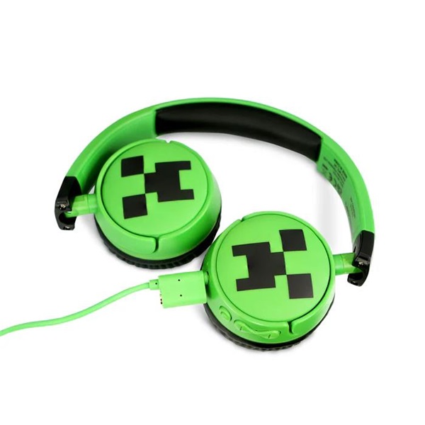 OTL MC1231 Minecraft Creeper vezeték nélküli gyerek fejhallgató OTL MC1231 Minecraft Creeper vezeték nélküli gyerek fejhallgató