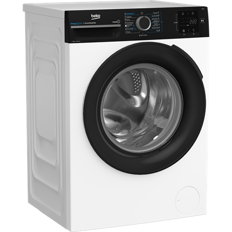 Beko BM3WFSU38213WPBB Elöltöltős mosógép - 8kg, 1200 ford./perc, A Energiaosztály, SteamCure gőz technológia