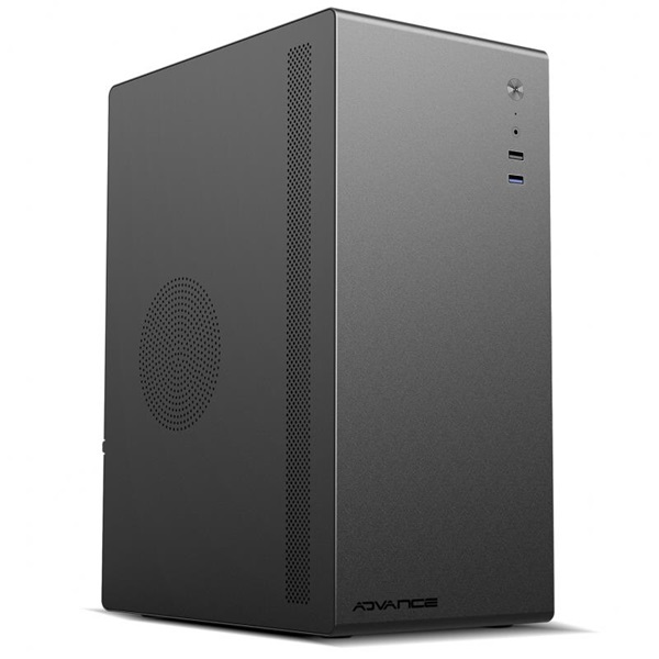 Advance OPTIMA Black MicroATX, USB2.0+USB3.0 Számítógépház  Fekete 