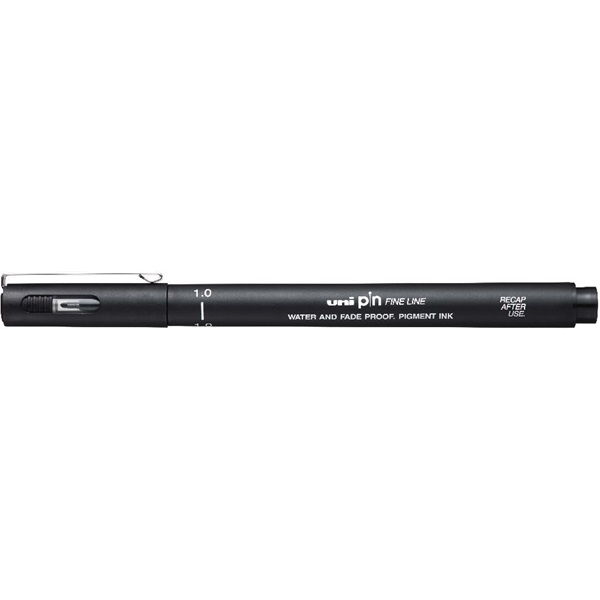 Uni PIN 1 mm fekete rajzmarker Uni PIN 1 mm fekete rajzmarker