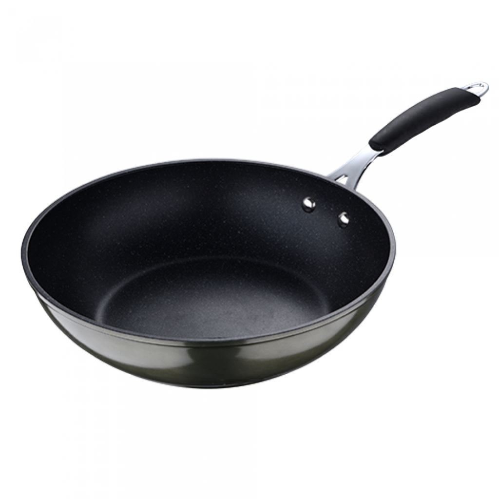 Bergner Midnight BG-30194-GR Wok serpenyő 28 cm