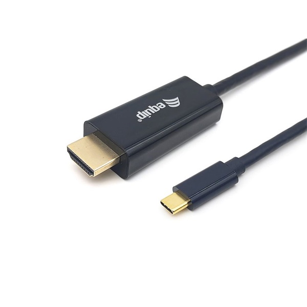 Equip Kábel - (USB-C to HDMI, apa/apa, 4K/30Hz, műanyag burkolat, 1m) (133411)