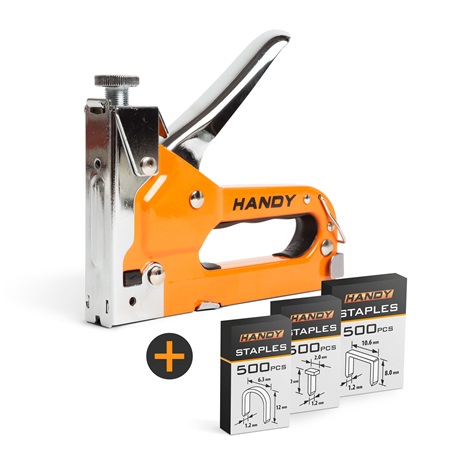 Handy 10442B Kézi tűzőgép szett kofferben 