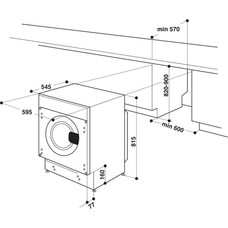 Whirlpool BI WMWG 91485 EU elöltöltős mosógép fehér