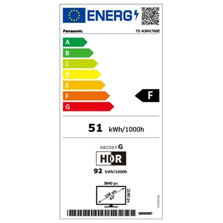 Panasonic 43" TX-43MX700E LED Smart Televízió Panasonic 43" TX-43MX700E LED Smart Televízió