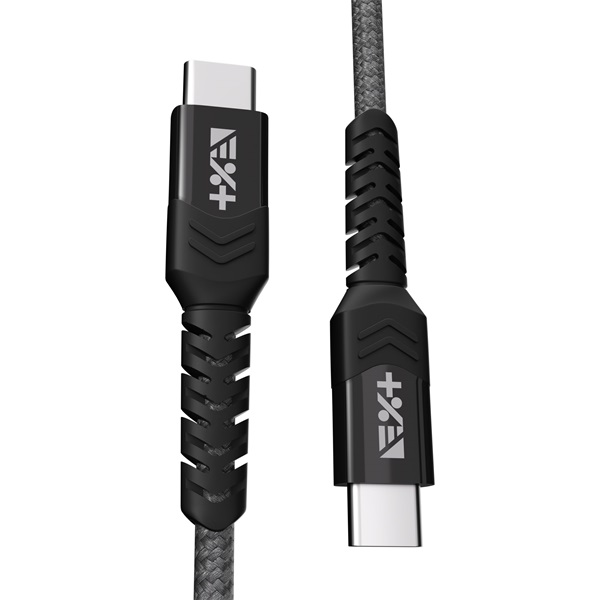 NextOne USBCX2-BRD-SG 1,2m Type-C fonott asztroszürke adat- és töltőkábel NextOne USBCX2-BRD-SG 1,2m Type-C fonott asztroszürke adat- és töltőkábel