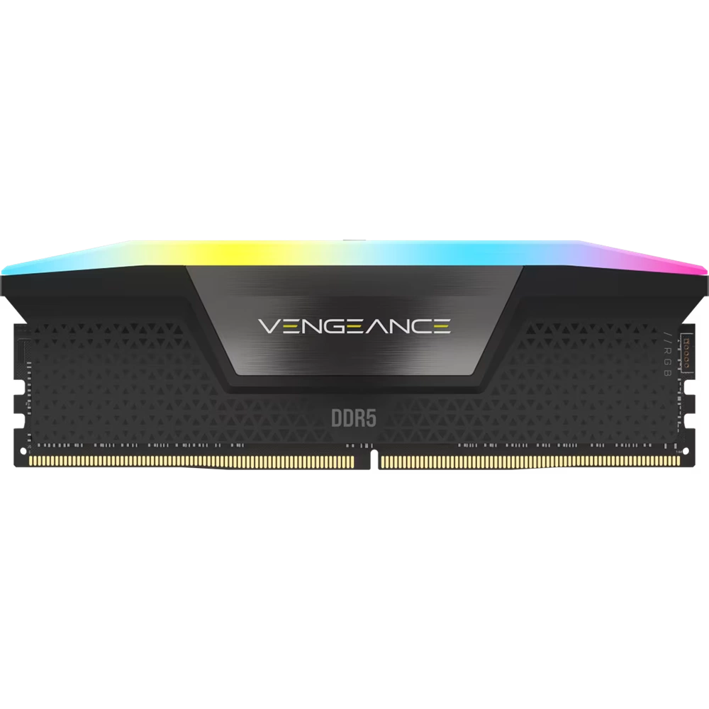 Corsair 128GB 5600MHz Kit(4x32GB) Vengeance RGB Memória Fekete