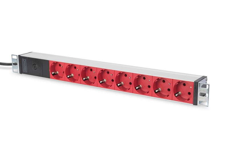 Digitus hálózati elosztó 1U 19" 8db aljzatt C14 aluminium 2m (DN-95410-R) Digitus hálózati elosztó 1U 19" 8db aljzatt C14 aluminium 2m (DN-95410-R)