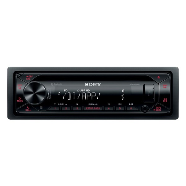 Sony MEX-N4300BT Bluetooth/CD/USB/MP3 lejátszó autóhifi fejegység  (MEXN4300BT.EUR)