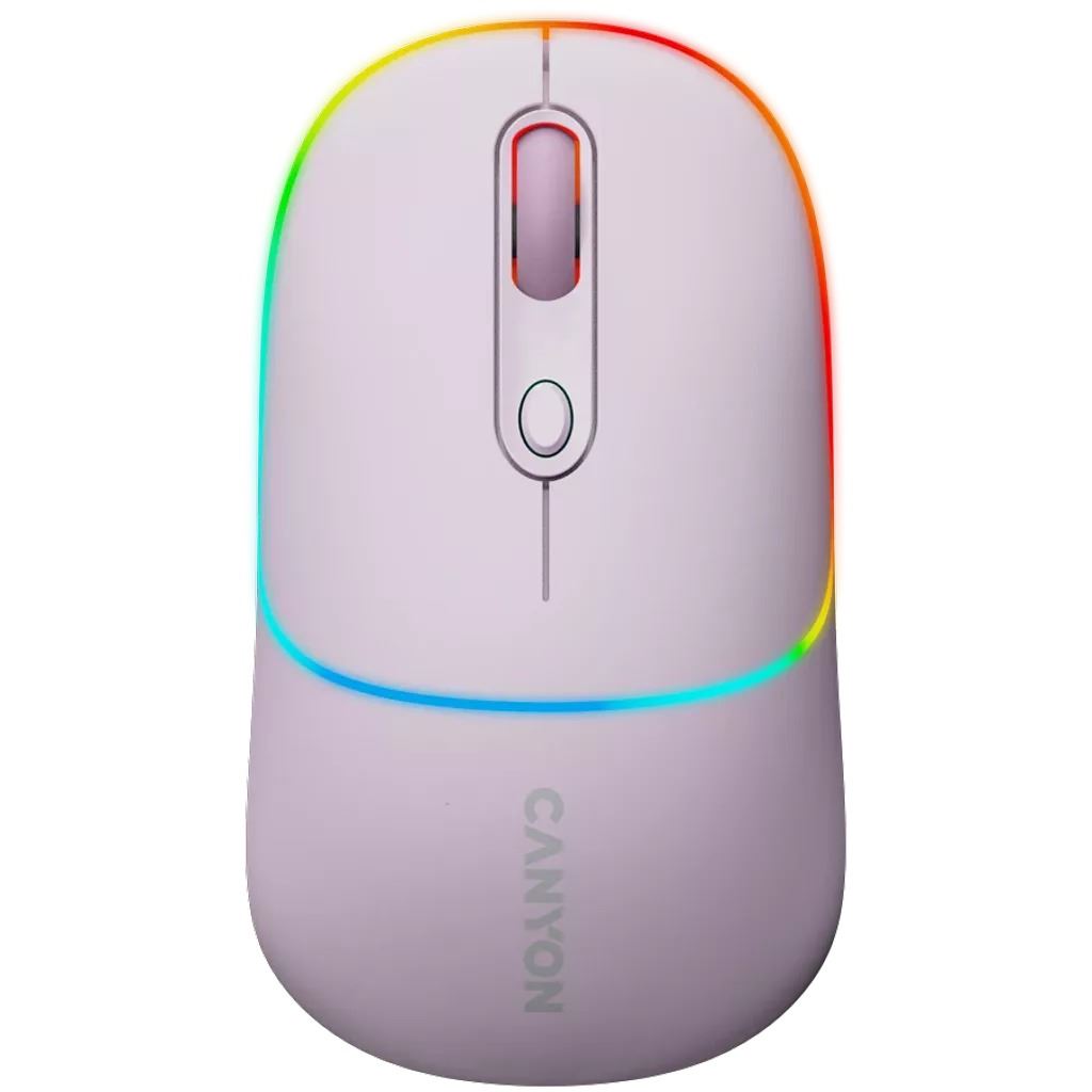 Canyon MW-22 vezeték nélküli (2.4GHz / BT 5.0) újratölthető egér rózsaszín Canyon MW-22 vezeték nélküli (2.4GHz / BT 5.0) újratölthető egér rózsaszín