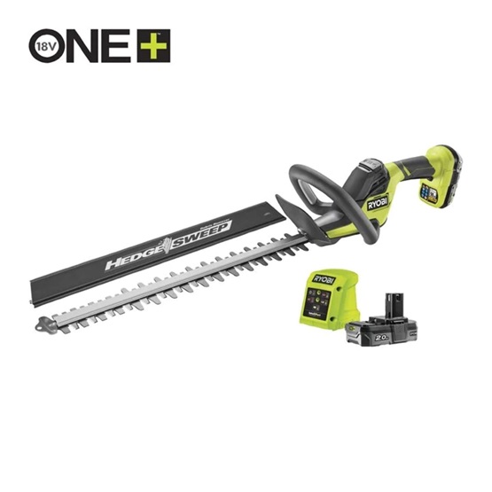 Ryobi RY18HT50A-120 18V One Plus™ 50cm-es sövényvágó 1x 2,0Ah akkumulátor+töltő 