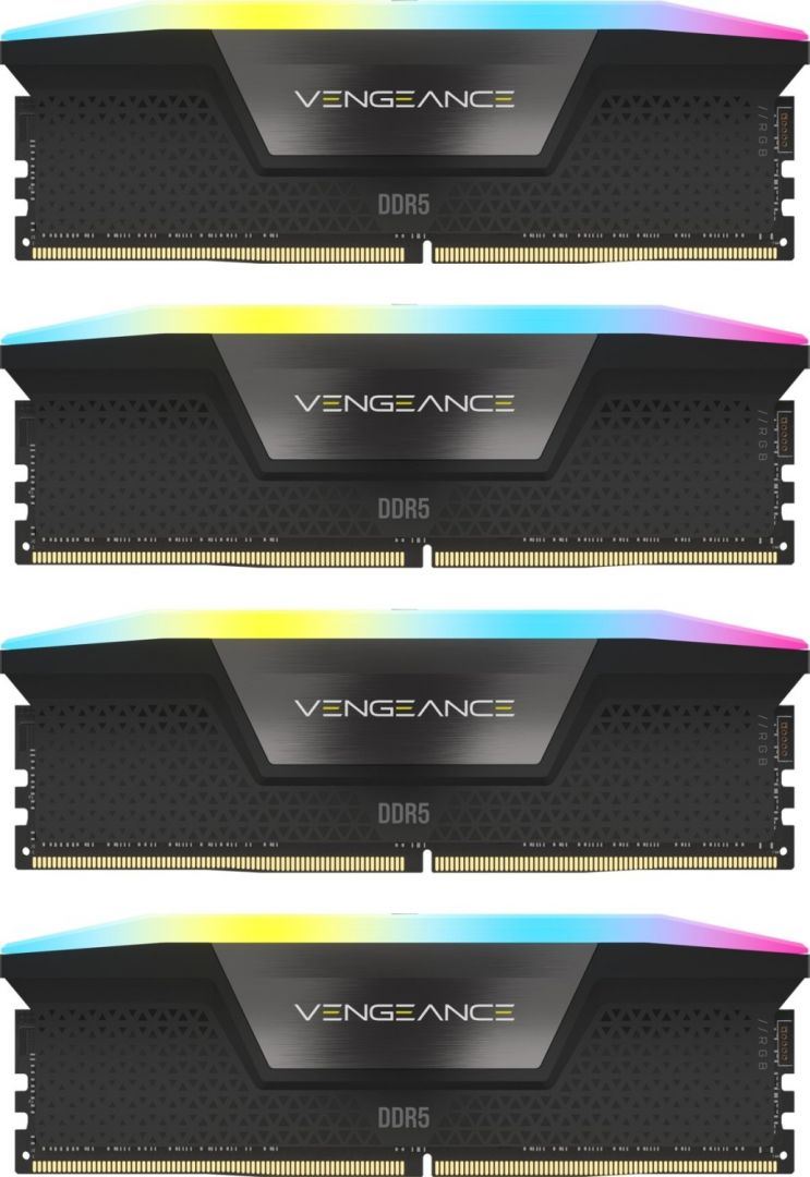 Corsair VENGEANCE RGB CL38 4x48GB CMH192GX5M4B5200C38 192GB 5200MHz DDR5 RAM 
