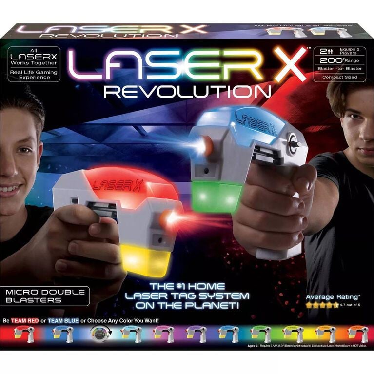 Flair Toys Laser X Evolution Micro Double Blasters játékfegyver (LAS88168 / 42409881682)