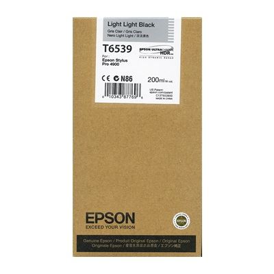 Epson T6539 tintapatron Light Light Black 200ml (C13T653900)