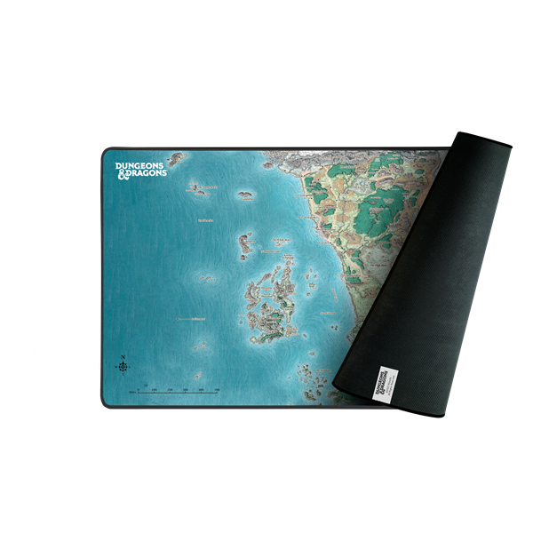 KONIX - DUNGEONS & DRAGONS "Faerun" Gaming Egérpad 800x460mm Mintás