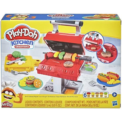 Hasbro Play-Doh: Barbecue grill gyurmakészlet kiegészítőkkel (F0652)