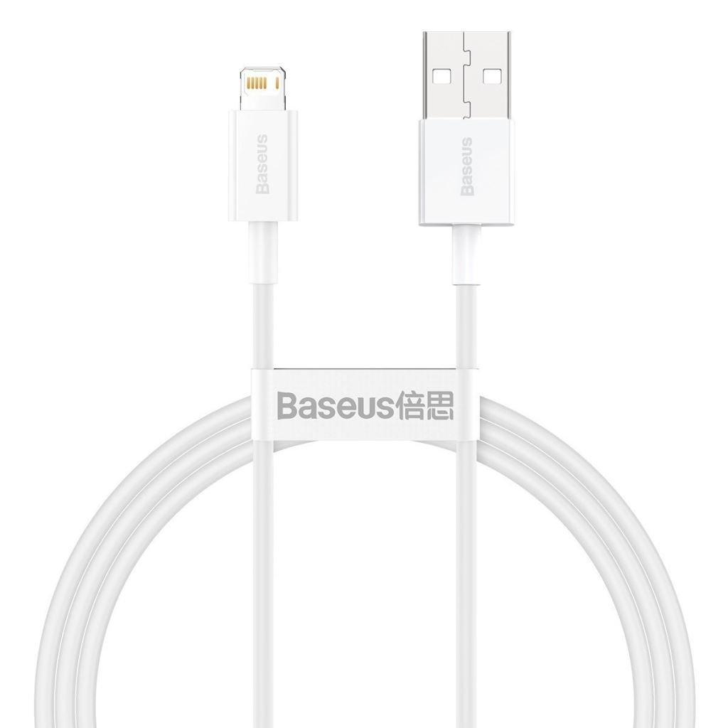 Baseus Superior USB-A - Lightning kábel 1m fehér (CALYS-A02) Baseus Superior USB-A - Lightning kábel 1m fehér (CALYS-A02)