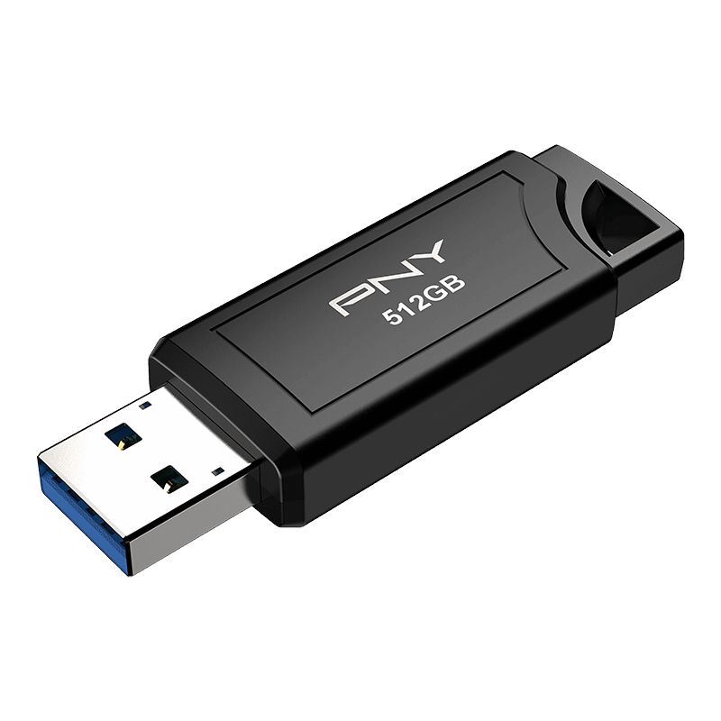 PNY 512GB PRO Elite V3 Gen 2 Flash Drive USB3.2  Fekete