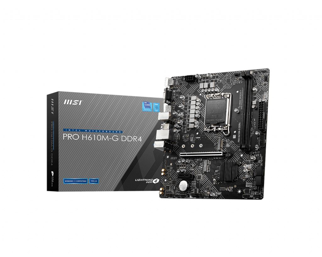 MSI PRO H610M-G DDR4 alaplap MSI PRO H610M-G DDR4 alaplap