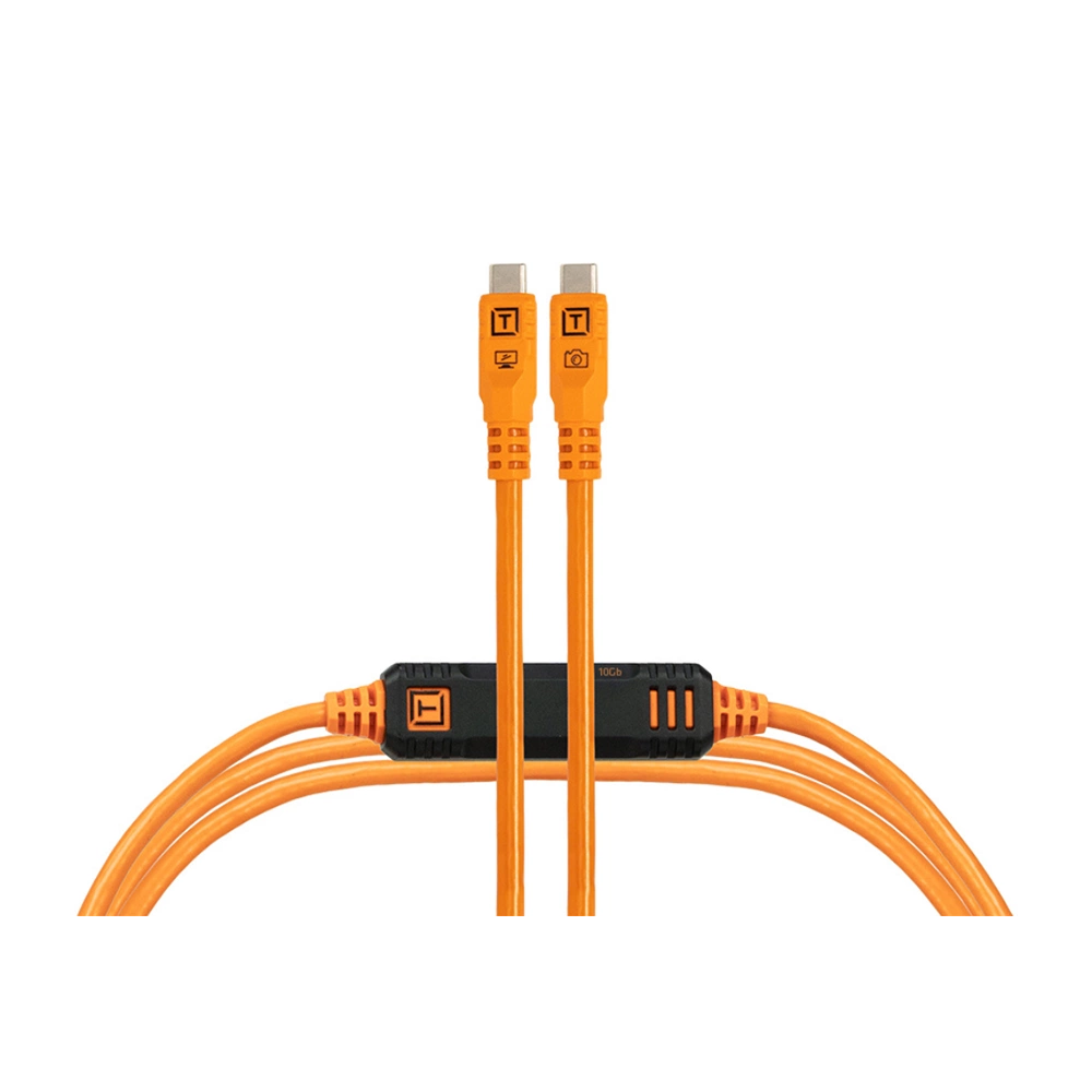TetherPro Optima 10G USB-C 4.6m Straight to Straight Narancs TetherPro Optima 10G USB-C 4.6m Straight to Straight Narancs