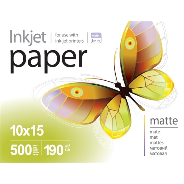 COLORWAY PME1905004R   PrintPro matt 190g/m  10x15  500pc.   Fotópapír